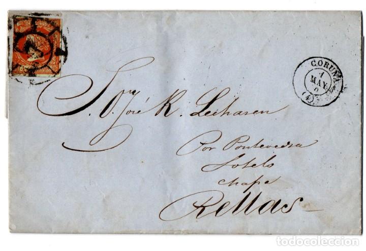 Sellos: Carta, Espa&ntilde;a 1860 - Foto 1