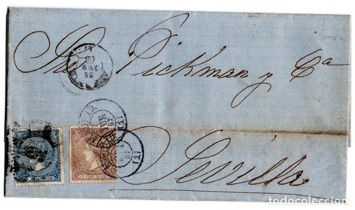Sellos: Carta, Espa&ntilde;a 1866 - Foto 1