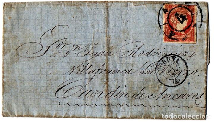 Sellos: Carta, Espa&ntilde;a 1855 - Foto 1
