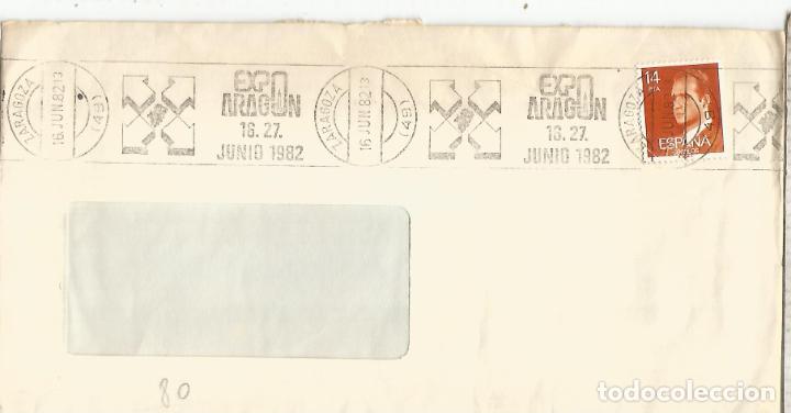 Sellos: ZARAGOZA CC MAT RODILLO 1982 EXPO ARAGON - Foto 1