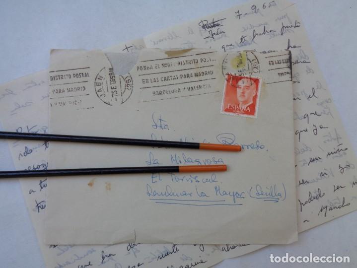 Stamps: CARTA DEL HOTEL NACIONAL DE JAEN CIRCULADA A SEVILLA