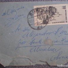 Sellos: SOBRE CARTA FECHADOR SORIA AÑO 1951 MUTUALIDAD VOLUNTARIA CORREOS. Lote 339441353