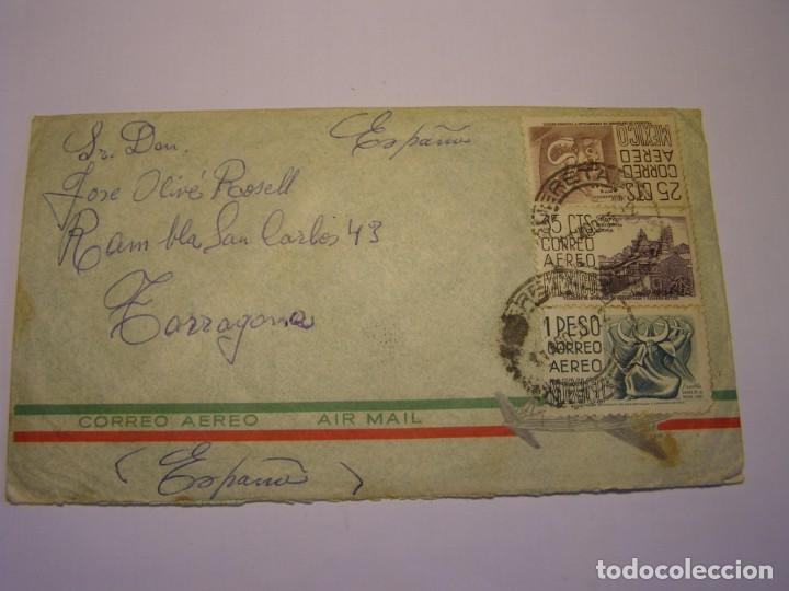 Francobolli: Sobre correo a&eacute;reo M&eacute;xico. 1972.