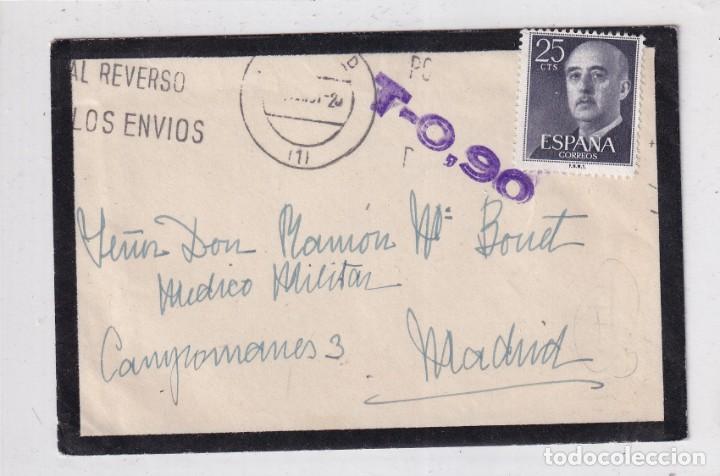 Sellos: Sobre con marca postal curiosa