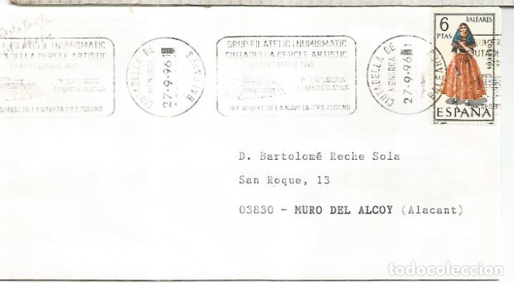 Briefmarken: CIUTADELLA DE MENORCA BALEARES CC CON MAT RODILLO NAVETA D&acute;ES TUDONS ARQUEOLOGIA