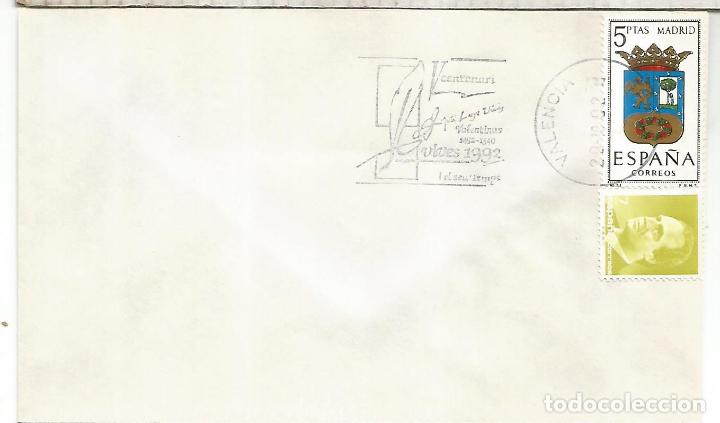 Sellos: VALENCIA CC MAT RODILLO 1992 LUIS VIVES - Foto 1