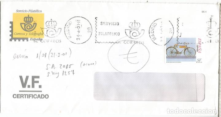 Briefmarken: CC SERVICIO FILATELICo MADRID SELLO BICICLETA CARTERO BICYCLE CYCLING