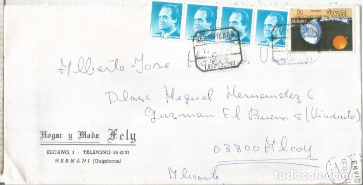 Sellos: HERNANI GUIPUZCOA CC CERTIFICADA A ALCOY CON LLEGADA - Foto 1