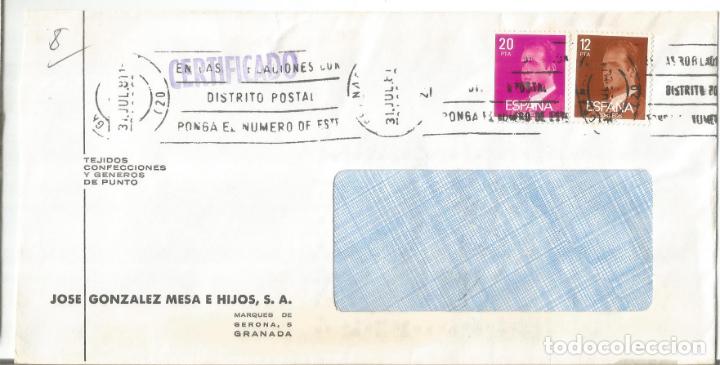 Sellos: GRANADA CC CERTIFICADA A ALCOY CON LLEGADA - Foto 1