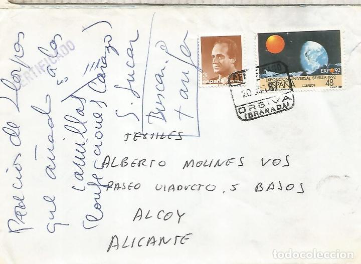 Sellos: ORGIVA GRANADA CC CERTIFICADA A ALCOY CON LLEGADA - Foto 1