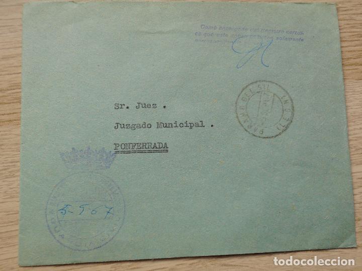 Sellos: ANTIGUO SOBRE CIRCULADO PARAMO DEL SIL LEON 1967 - Foto 1