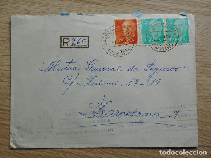 Briefmarken: ANTIGUO SOBRE CIRCULADO SALCEDA DE CASELAS PONTEVEDRA 1967