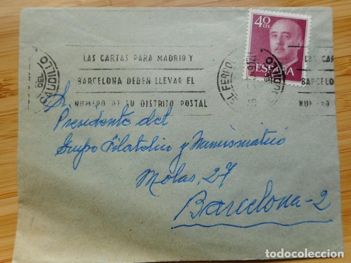 Briefmarken: ANTIGUO SOBRE CIRCULADO EL FERROL DEL CAUDILLO 1969?