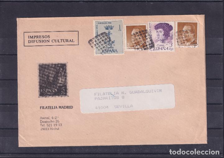 Sellos: -madrid?, matasello ROMBO DE PUNTOS, . - Foto 1