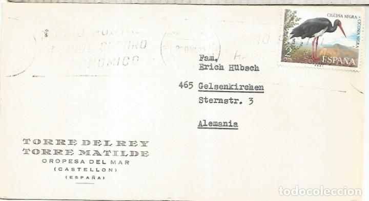 Sellos: OROPESA E MAR CASTELLON CC SELLO CIGUE&Ntilde;A AVE - Foto 1