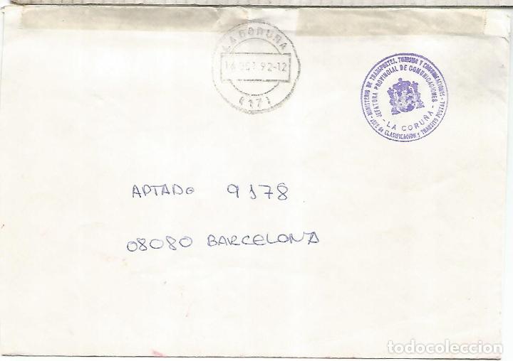 Timbres: CC CON FRANQUICIA DE CORREOS LA CORU&Ntilde;A JEFE CLASIFICACION