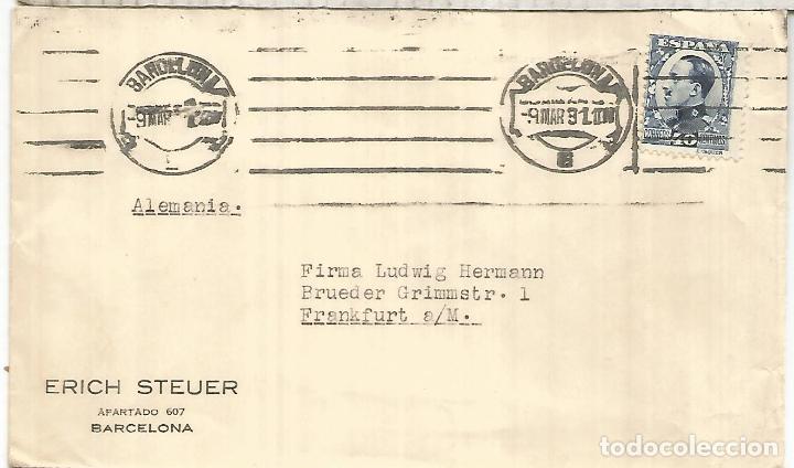 Francobolli: ALFONSO XIII VAQUER MAT RODILLO BARCELONA