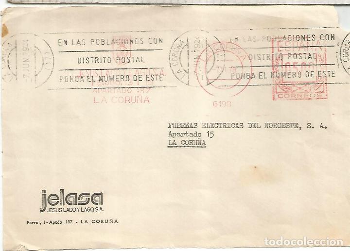 Sellos: CORU&Ntilde;A FRONTAL CON FRANQUEO MECANICO JELASA