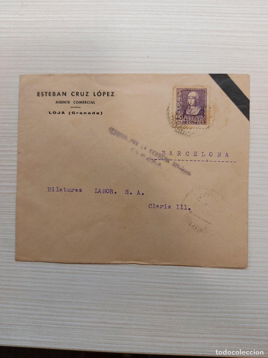 Sellos: LOJA, GRANADA, ESTEBAN CRUZ L&Oacute;PEZ, CENSURA