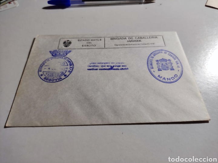 Francobolli: Sobre militar brigada de caballer&iacute;a Jarama
