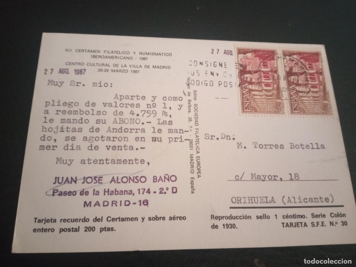 Sellos: Tarjeta postal Espa&ntilde;a - Foto 2