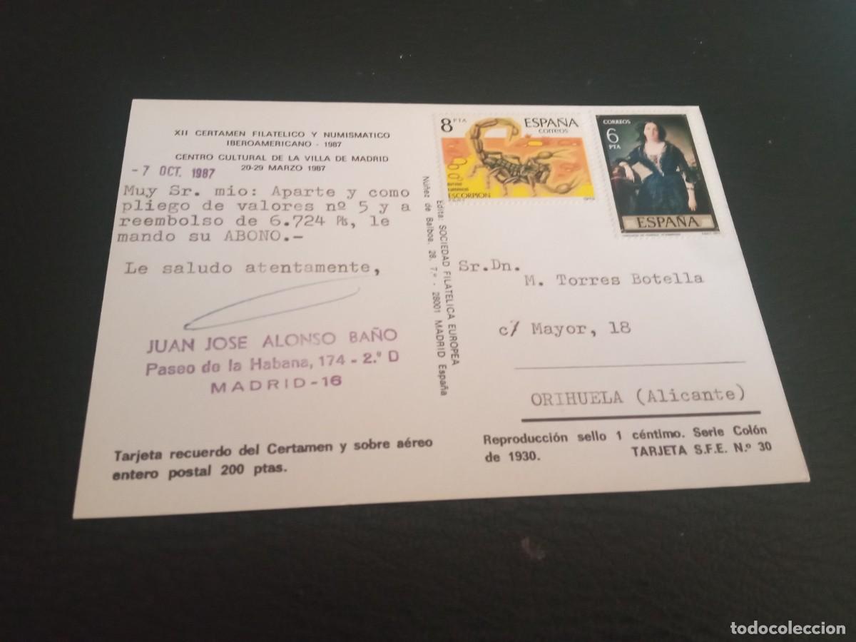 Sellos: Tarjeta postal Espa&ntilde;a no - Foto 2