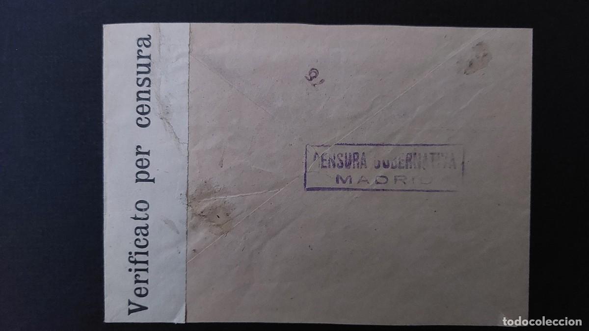 Sellos: SOBRE CADIZ (CHICLANA) A PARIS 1939 - Foto 3