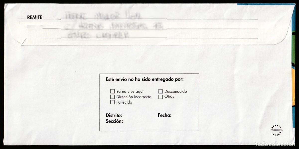 Sellos: Sobre prefranqueado a&ntilde;o 2000 - Foto 2