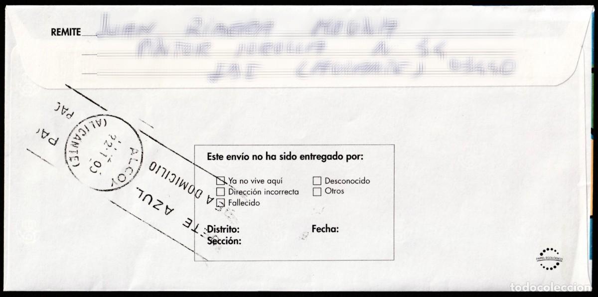 Sellos: Sobre prefranqueado a&ntilde;o 2000 - Foto 2