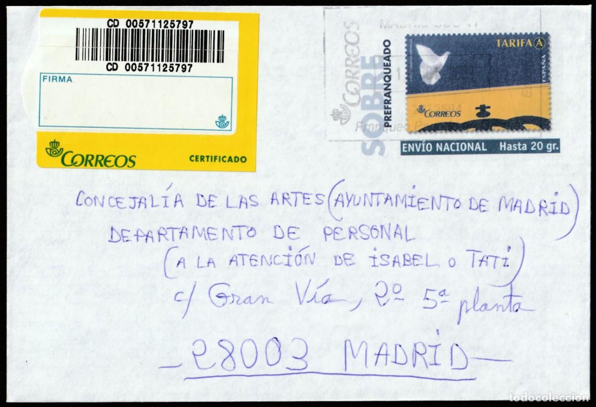 Sellos: Sobre prefranqueado a&ntilde;o 2009 - Foto 1