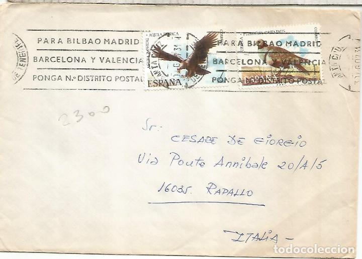 Francobolli: CC CON MAT TENERIFE SELLOS AVE PAJARO BIRD AGUILA EAGLE ORTEGA