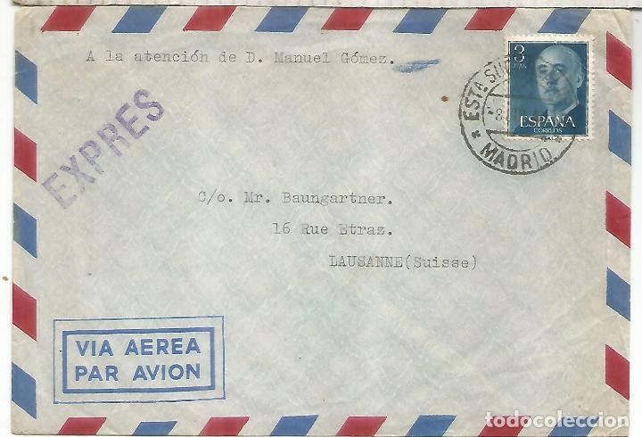Sellos: MADRID URGENTE A SUIZA - Foto 1