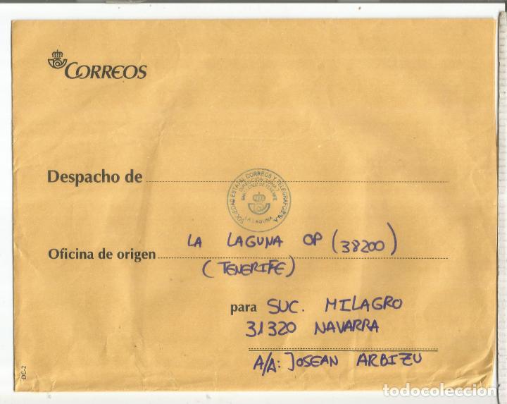 Timbres: LA LAGUNA TENERIFE FRANQUICIA DE CORREOS DIRECCION ZONA 7