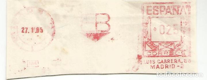 Timbres: FRAGMENTO FRANQUEO MECANICO METER EB