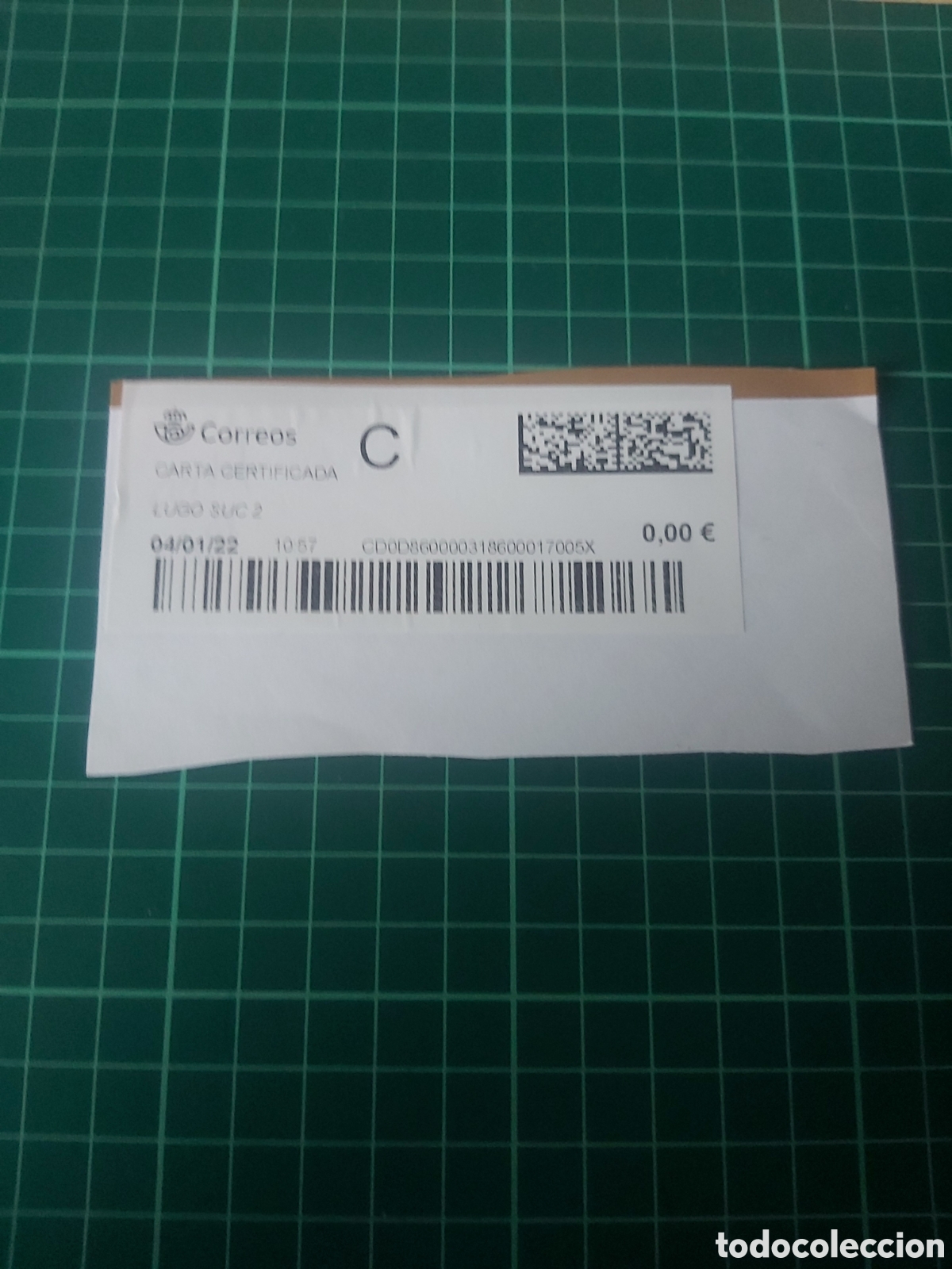 Sellos: Carta certificada 2022 Lugo syc 2 - Foto 1