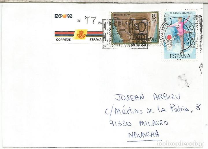 Briefmarken: ALARO BALEARES CC MAT CENTENARIO ELECTRICIDAD ATM EXPO 92