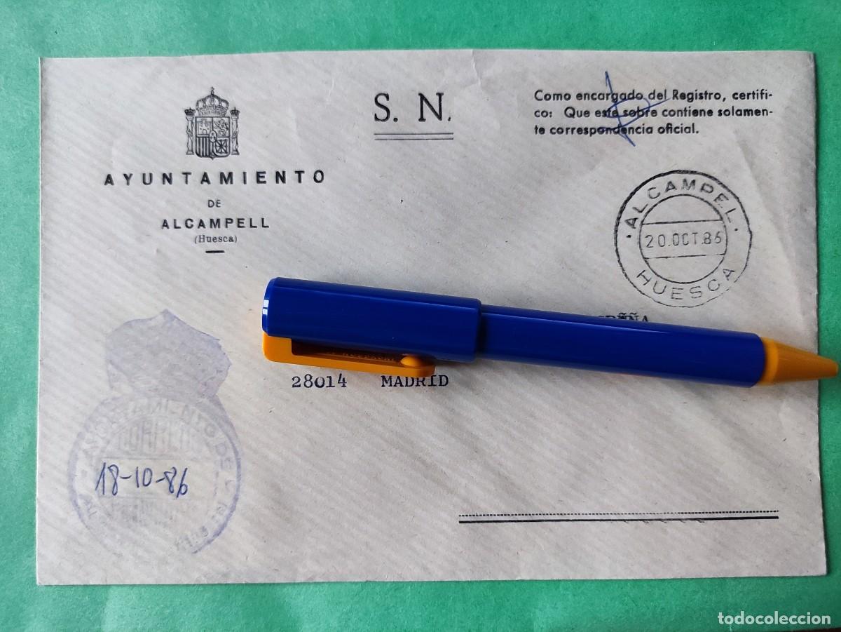Sellos: FRANQUICIA 1986 - AYUNTAMIENTO ALCAMPEL / HUESCA - &iquest;BUSCAS DE OTRA POBLACI&Oacute;N?