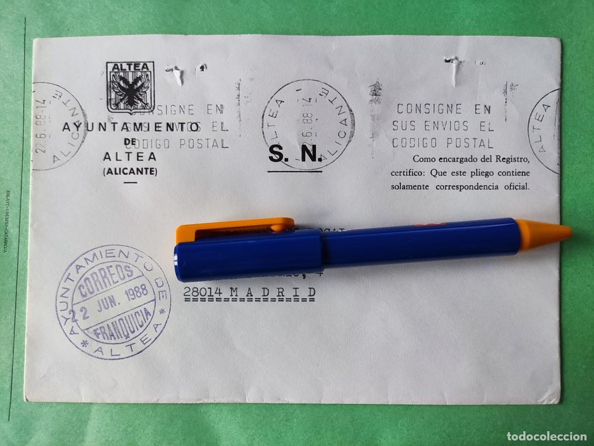 Sellos: FRANQUICIA 1988 - AYUNTAMIENTO ALTEA / ALICANTE - &iquest;BUSCAS DE OTRA POBLACI&Oacute;N?