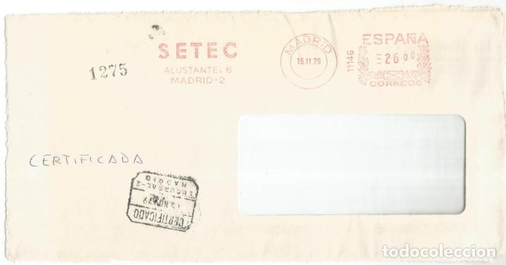 Sellos: MADRID FRONTAL FRANQUEO MECANICO METER SETEC CERTIFICADA - Foto 1