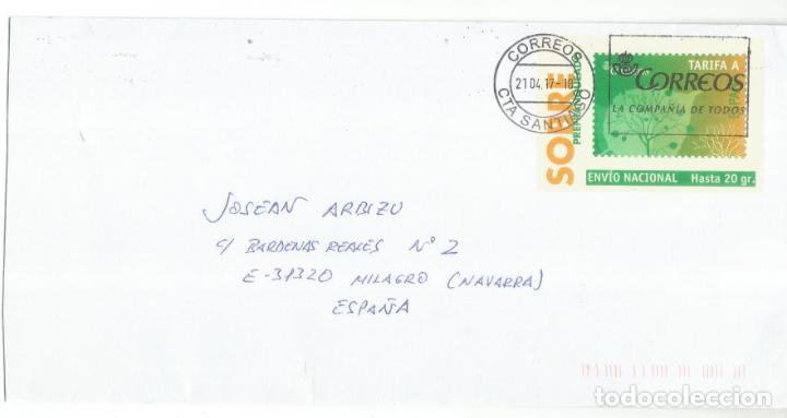 Sellos: SANTIAGO CORU&Ntilde;A ENTERO POSTAL MODELO TOMPLA 2016 - Foto 1