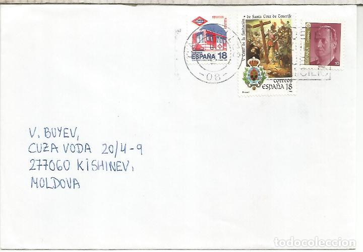 Sellos: CANOVELLES BARCELONA A MOLDAVIA MOLDOVA CON LLEGADA METRO TENERIFE