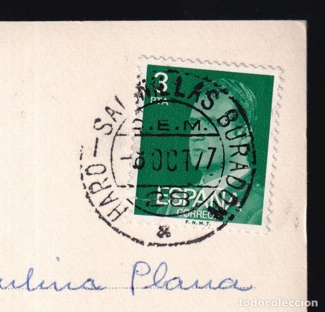 Sellos: TP La Rioja. *C.E.M. Haro-Salinillas de Burad&oacute;n. Oct 77* - Foto 1