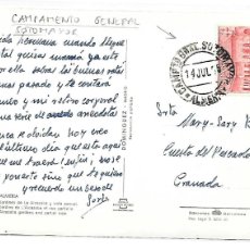 Sellos: CAMPAMENTO GENERAL SOTOMAYOR EDIFIL 1547 POSTAL DE SOTOMAYOR - ALMERIA A GRANADA 1965. Lote 401878499