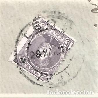 Sellos: SOBRE CIRCULADO DE LEON A SAHAGUN - Foto 3