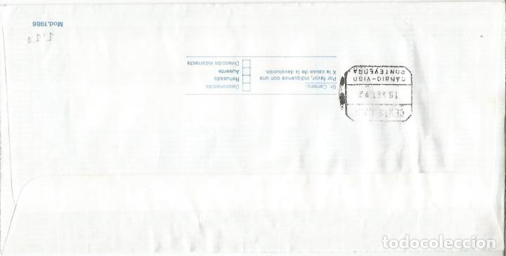 Sellos: VIGO PONTEVEDRA CC CERTIFICADA 1992 CON ATM - Foto 2