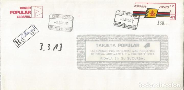 Sellos: BARCO DE VALDEORRAS ORENSE CC CERTIFICADA 1992 CON ATM - Foto 1