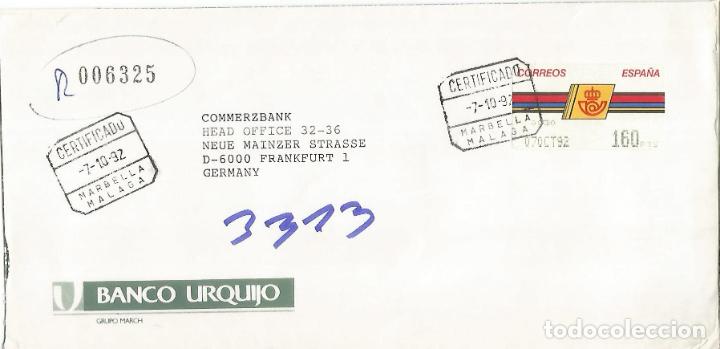 Sellos: MARBELLA MALAGA CC CERTIFICADA 1992 CON ATM - Foto 1