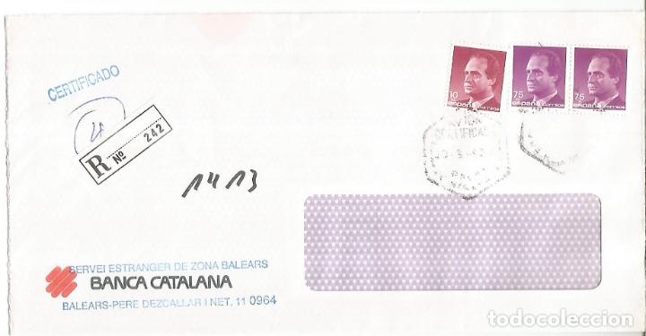 Sellos: PALMA MALLORCA CC CERTIFICADA 1992 MAT HEXAGONAL - Foto 1