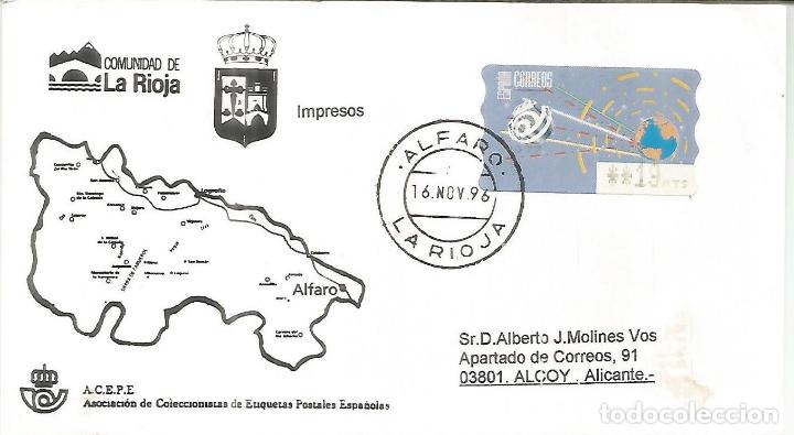 Sellos: ALFARO LA RIOJA CC CON ATM ESPACIO 1996 - Foto 1
