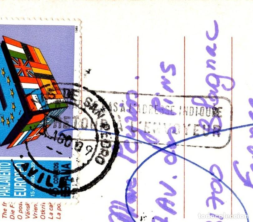 Stamps: Arenas de San Pedro - Charco Verde - Dom&iacute;nguez n&ordm; 13 - 148x103mm - Marcofilia: Retour &agrave; l'envoyeur